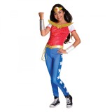 Costum Wonder Woman clasic pentru fete S 3-4 ani