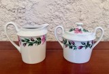 ZAHARNITA SI LETIERA DIN PORTELAN FIN- MARCAJ PORCELAINE DE PARIS- LIMOGES FRANCE