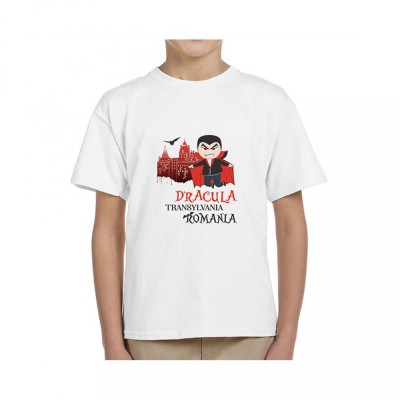 Tricou pentru copii, Dracula, 100% bumbac, MB314 foto