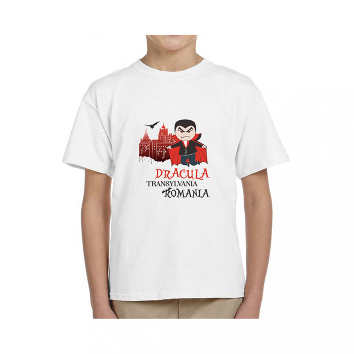 Tricou pentru copii, Dracula, 100% bumbac, MB314