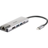 DLINK 5-IN-1 USB-C HUB DUB-M520