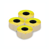 Etichete autoadezive pentru marcatoare 26x16mm galbene