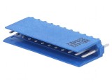 Conector cablu-placă soclu tată HE14 2,54mm 12 PIN THT, TE Connectivity