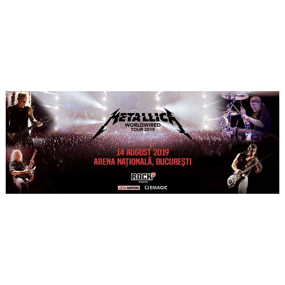 Bilet Concert Metallica 14.08.2019 - Arena Nationala | Arhiva Okazii.ro