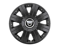 Set 4 capace roti Cosmos Negru R15, pentru gama auto Dacia