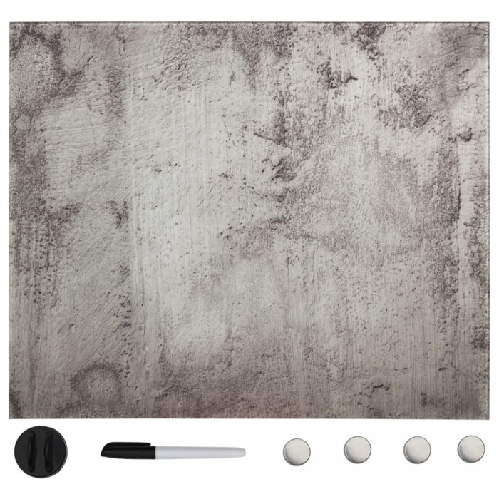 vidaXL Tablă magnetică de perete, 60 x 60 cm, sticlă