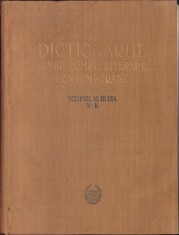 HST C6202 Dicționarul limbii rom&acirc;ne literare contemporane vol III M-R 1957