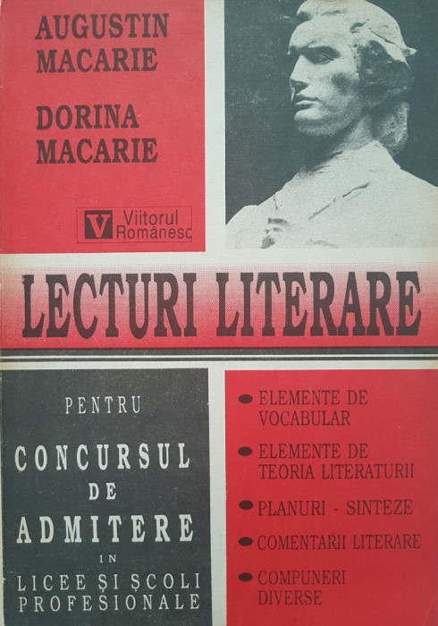 LECTURI LITERARE PENTRU CONCURSUL DE ADMITERE IN LICEE - Macarie