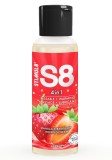 Cumpara ieftin Lubrifiant S8 4-in-1 Dessert, Aroma Capsuni si Vanilie, comestibil, 125 ml