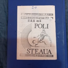 Program Poli Timisoara - Steaua