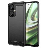 Husa carbon compatibila oneplus nord ce 3 lite, tech antisoc, negru