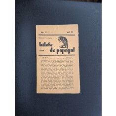 Bilete de papagal Nr.22 Vol.III - T. Arghezi
