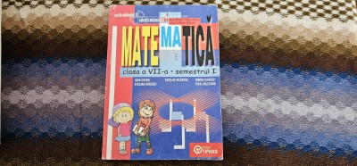 MATEMATICA CLASA A VII A SEMESTRUL I CHERA IONESCU VIZUROIU CHIRCIU VALCEANU foto