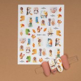 Cumpara ieftin Abtibilduri Unghii SensoPRO Milano Fall Colors, model HANYI-606