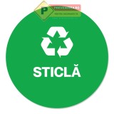 Semn verde sticla