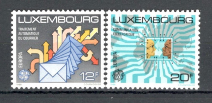 Luxemburg.1988 EUROPA-Transport si comunicatii SE.730