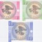Bancnota Kyrgyzstan 1, 5 si 50 Tyiyn (1993) - P1-3 UNC ( set x3 - vezi descrirere )