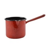 Cana Emailata 1 Litru cu Cioc si Maner, Ideala pentru Gatit si Servire Handy KitchenServ