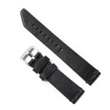 Cumpara ieftin Curea de ceas Peyton Neagra din piele naturala 20mm, 22mm, 24mm - WZ4219