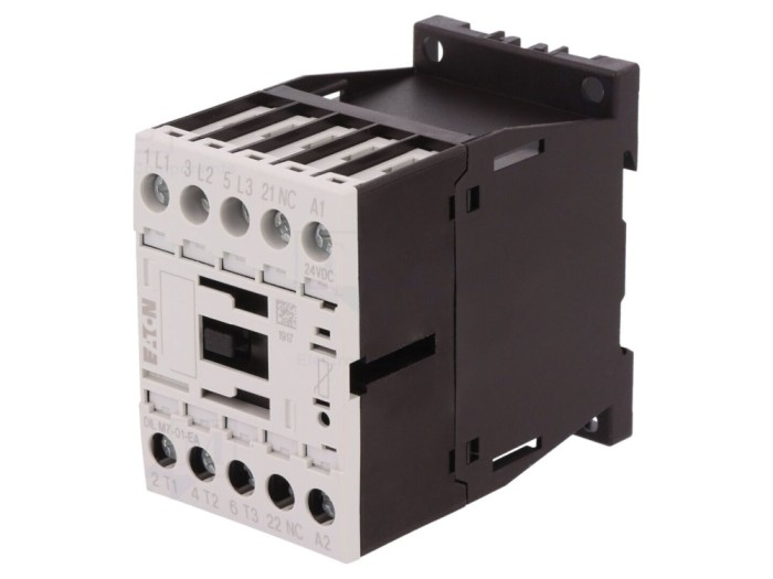 Contactor 3P NO+NC 24VDC 7A