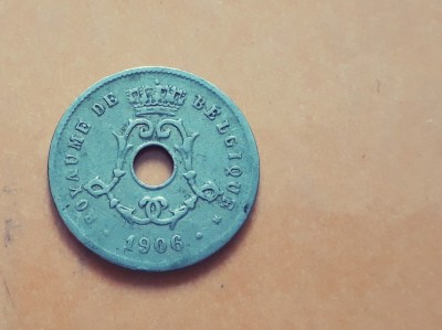5 Centimes 1906 Belgia foto