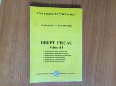 n7 DREPT FISCAL, Vol.1 - Prof. univ. dr. Ioan Condor