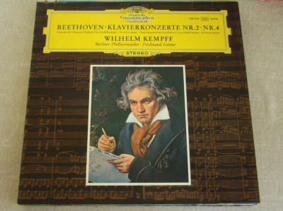 BEETHOVEN - Concertul pentru Clape Nr. 2 si 4 - Vinil Deutsche Grammophon foto