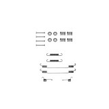 Set accesorii reparatie saboti frana Delphi LY1122, parte montare : Punte Spate