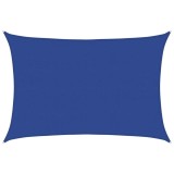 Cumpara ieftin Panza parasolar, albastru dreptunghiular 5x6 m HDPE 160 g/m&sup2;