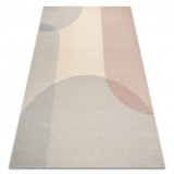 Covor din l&acirc;nă FLUX 461.7.AE990 OSTA - Geometric, structural, loft bej / gri, 240x340 cm