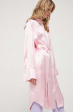 Stine Goya rochie culoarea roz, midi, drept