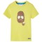 Tricou pentru copii cu m&acirc;neci scurte, galben, 104 11615