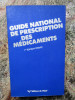 GUIDE NATIONAL DE PRESCRIPTION DES MEDICAMENTS