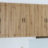 vidaXL Dulap de bucătărie cu raft Stejar Artizanal 80 x 31 x 100 cm 885504