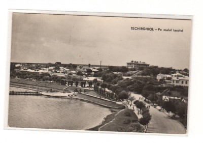 CPIB 20785 CARTE POSTALA - TECHIRGHIOL. PE MALUL LACULUI, RPR foto