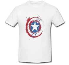 Tricou &amp;quot; Captain America logo &amp;quot; foto