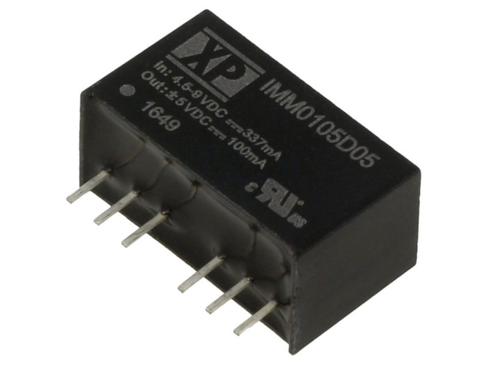 Convertor DC/DC 1W &plusmn;5V SIP7