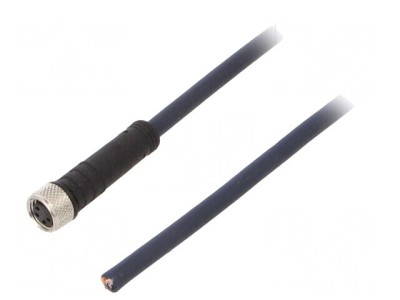 Cablu de conectare M8 4 pini 10m 30VAC 4A IP69K foto