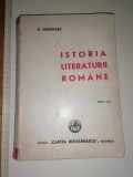 Cumpara ieftin CARTE VECHE - ISTORIA LITERATURII ROMANE - D MURARASU - 1942