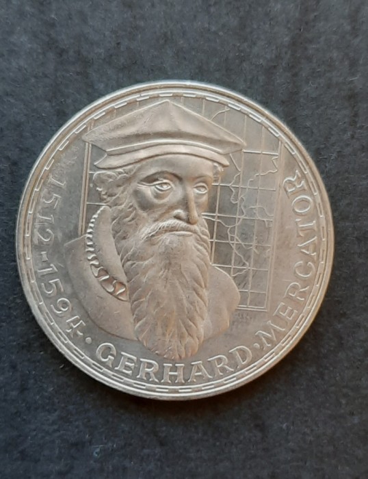 Moneda comemorativa - 5 DM litera F &quot;Gerhard Mercator&quot;, 1969 - G 3610