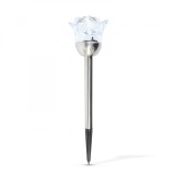 Lampa solara - trandafir - 1 LED RGB - 8 x 36,5 cm Best CarHome