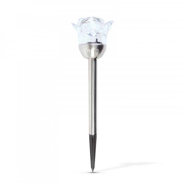 Lampa solara - trandafir - 1 LED RGB - 8 x 36,5 cm Best CarHome