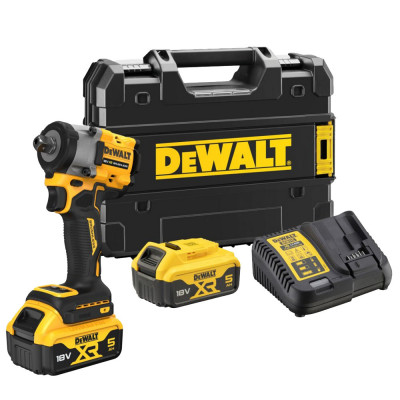 Pistol de impact 1 2 cu cap scurt 2 acumulatori 609 Nm DeWalt DCF922P2T-QW foto