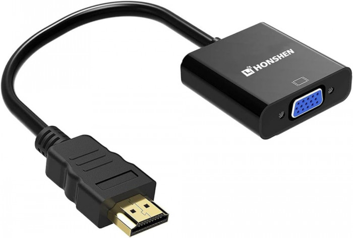 Cablu adaptor convertizor video HI TO VGA 1080P HDMI masculin la VGA femel pentr