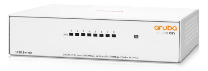 NET SWITCH 8PORT 1000M/1430 R8R45A ARUBA BY HPE &amp;quot;R8R45A&amp;quot; (timbru verde 2 lei)
