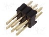 Conector 6 pini, seria {{Serie conector}}, pas pini 1.27mm, CONNFLY - DS1031-06-2*3P8BV41-3A