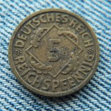 2h - 5 Reichspfennig 1936 F Germania / Pfennig Deutsches Reich, Europa