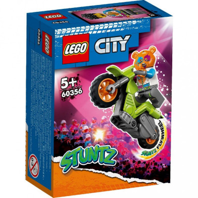 LEGO CITY STUNTZ MOTOCICLETA DE CASCADORIE CU URS 60356 SuperHeroes ToysZone foto