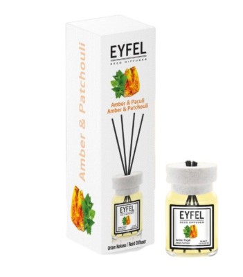 Odorizant camera cu betisoare Eyfel Amber si Patchouli,120ml foto