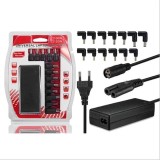 Cumpara ieftin Incarcator pentru leptop si alte dispozitive, tip adaptor, 100/120 W, cu 13 mufe, alimentare la retea, 3 pini, negru